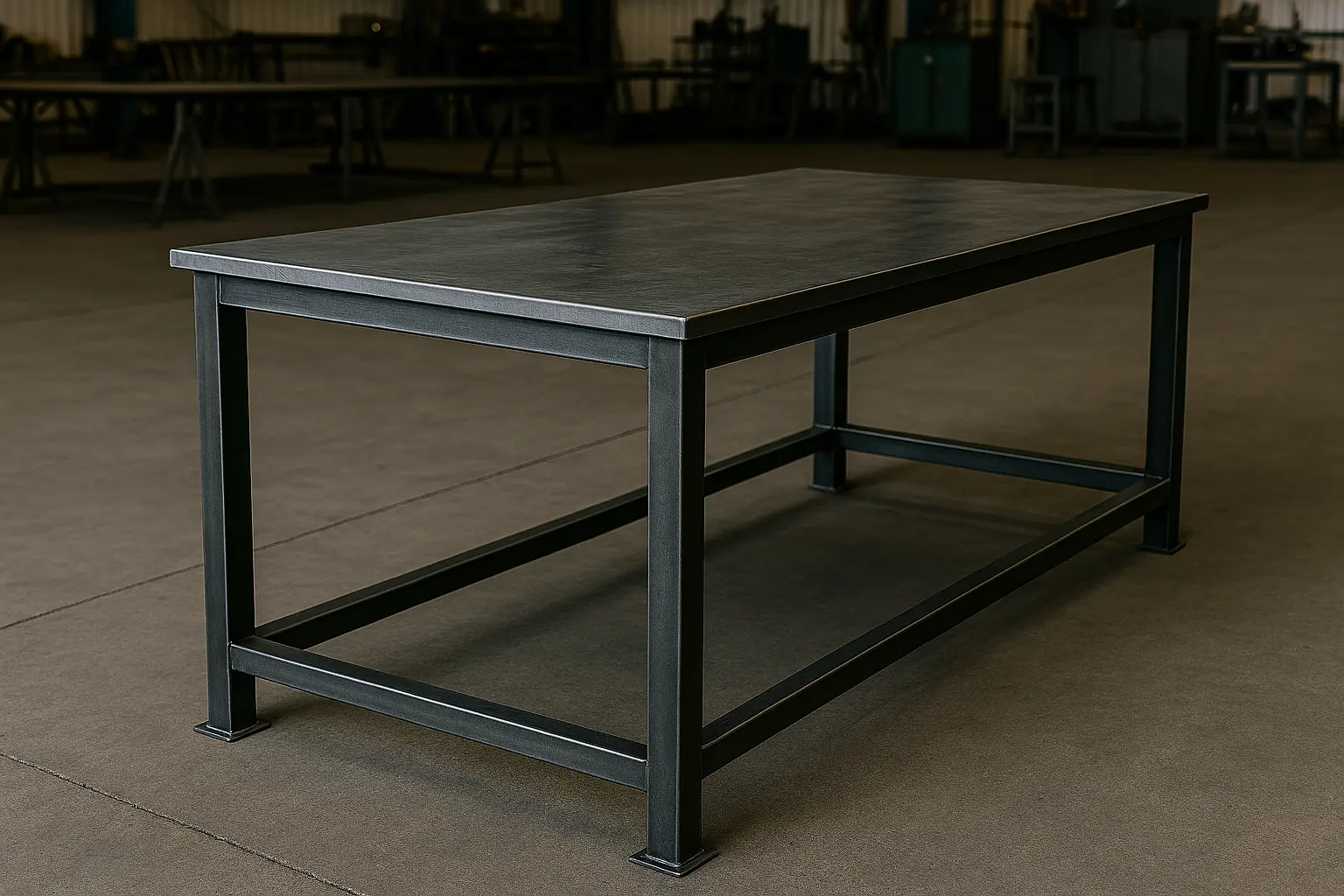 Mobilier métallique et décor